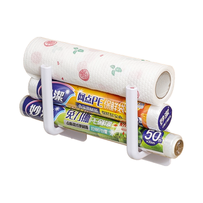 壁挂厨房保鲜膜纸巾架专用纸挂架