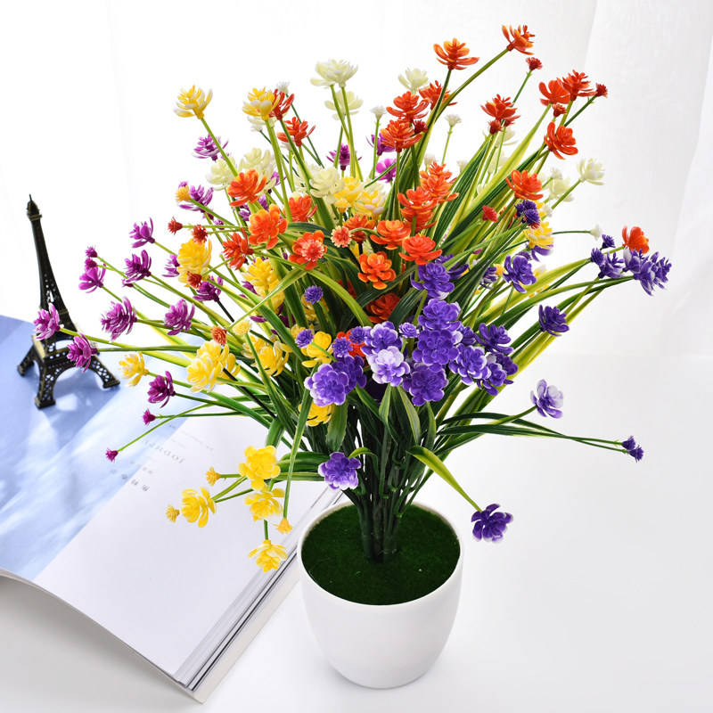 仿真花满天星仿真花束大束天真花小菊花鲜花摆设客厅家居装饰摆件