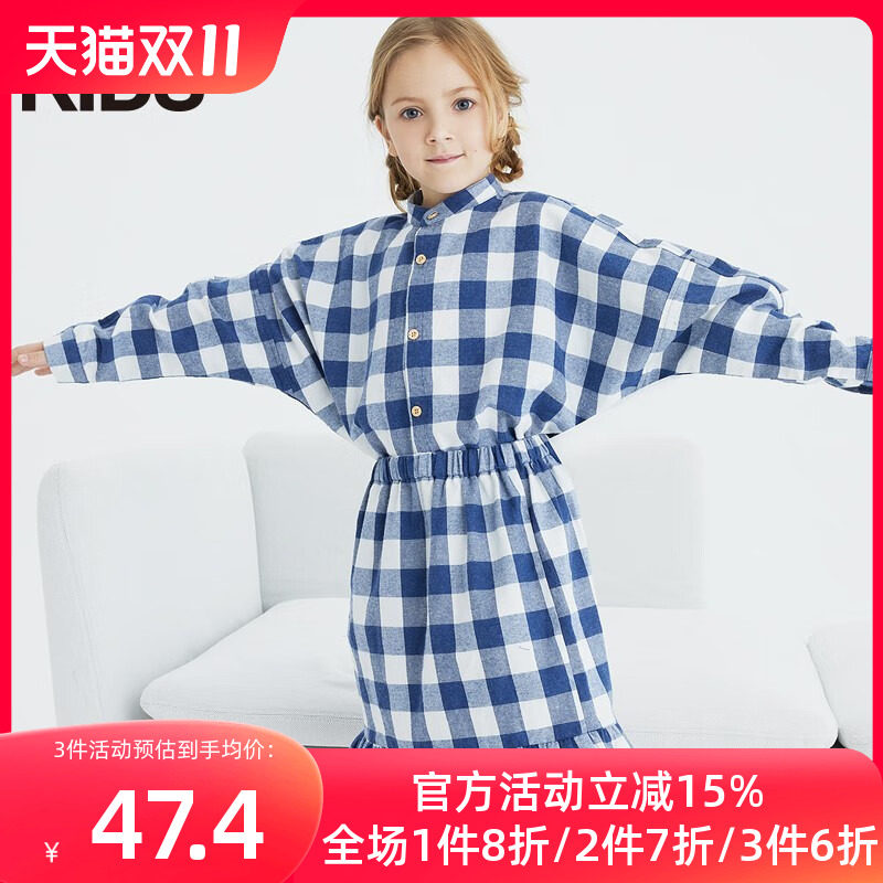 亲子装螃蟹秘密童装女童裙子百搭短裙格子女孩半身裙宝宝春秋装潮怎么看?