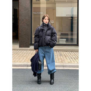 木兰休闲花苞羽绒服女2025十三行冬季新款蓬松保暖羽绒外套