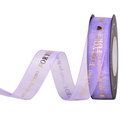 姚明织带鲜花装饰烫金礼盒手工