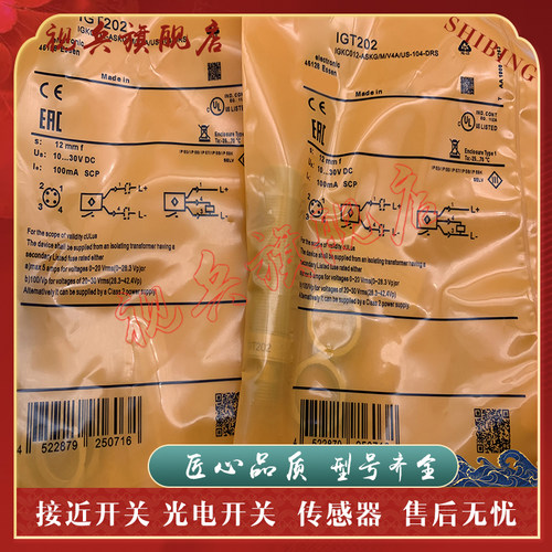 接近开关IGT202IGT201IGT204