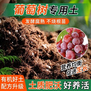 葡萄树专用土种植士营养土家庭阳台养花盆栽绿植轻质有机肥料土壤
