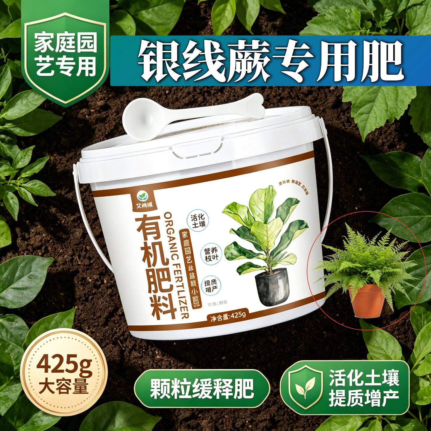 银线蕨专用肥水溶肥复合肥不烧苗花多色艳园艺阳台追肥根系发达