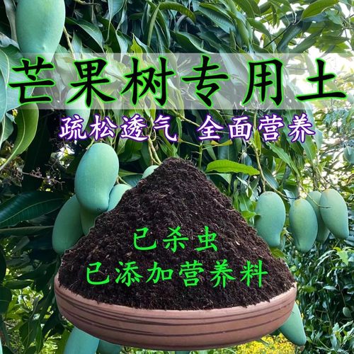 芒果树土芒果树专用土家用盆栽营养土酸性沙质土壤绿植种植土肥料