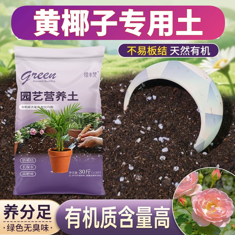 黄椰子适用种菜土保水保肥盆栽加牛粪无菌绿叶多肉加深生根粉优质