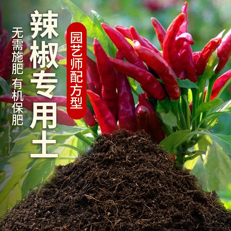 辣椒专用土阳台盆栽种菜土菜园蚯蚓土种植土透气辣椒营养土肥料土