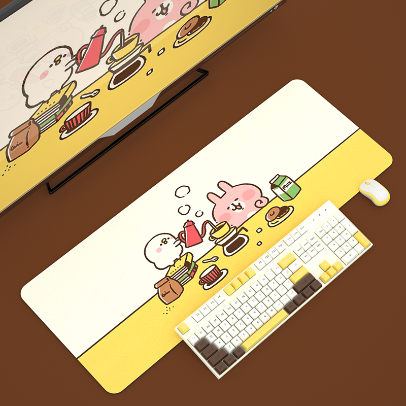 猎达防水加厚鼠标垫锁边防滑