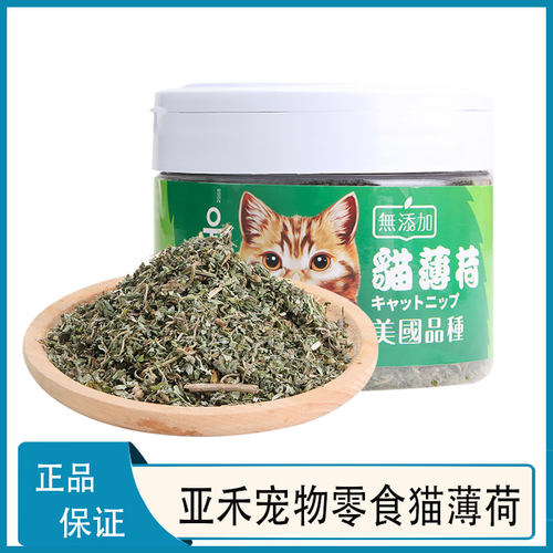 YaHo/亚禾 猫薄荷猫草猫零食薄荷球助排毛球清洁口腔薄荷草加菲