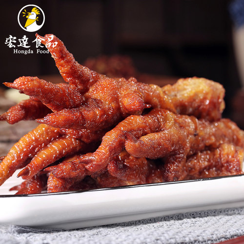 宏达虎皮凤爪卤味鸡肉熟食