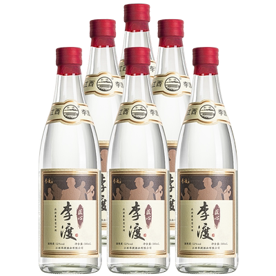【官方正品】李渡高粱酒匠心 52度浓特兼香型白酒500ml*6瓶整箱装