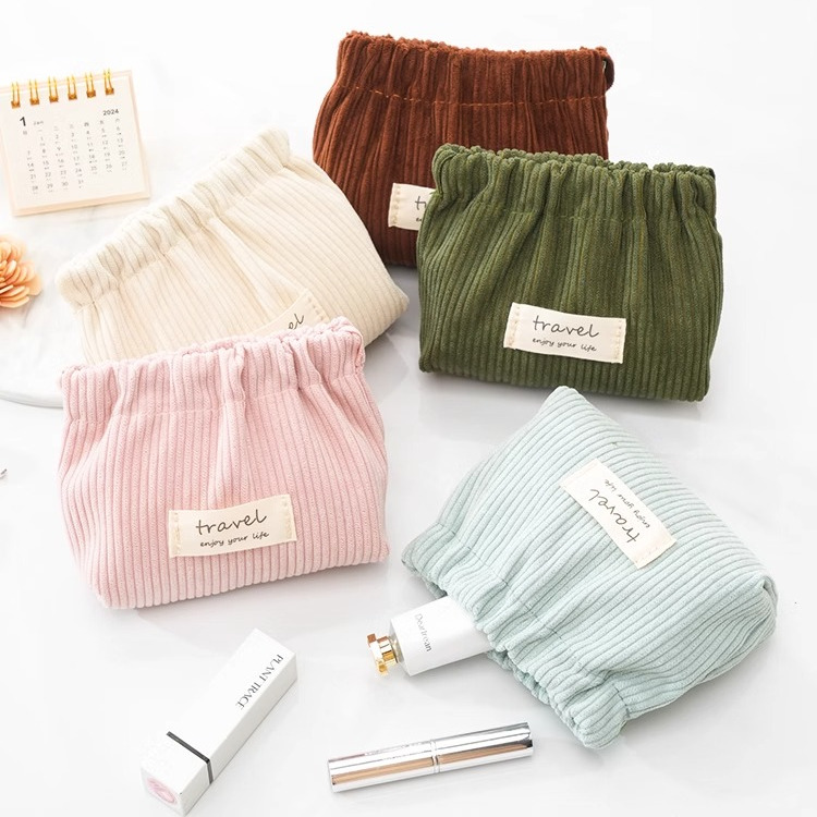 弹片收纳包旅行口红钥匙化妆袋随身包内小包便携式自动闭合化妆包