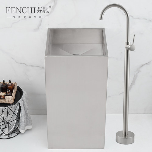 芬驰不锈钢酒吧ktv民宿立柱盆