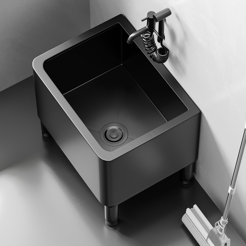 黑色304不锈钢拖把池