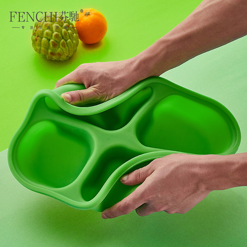 芬驰软硅胶防监狱安全用品餐盘