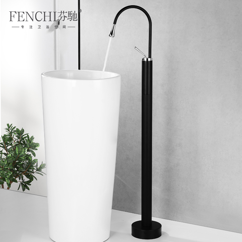 芬驰水滴落地式立柱冷热龙头酒店