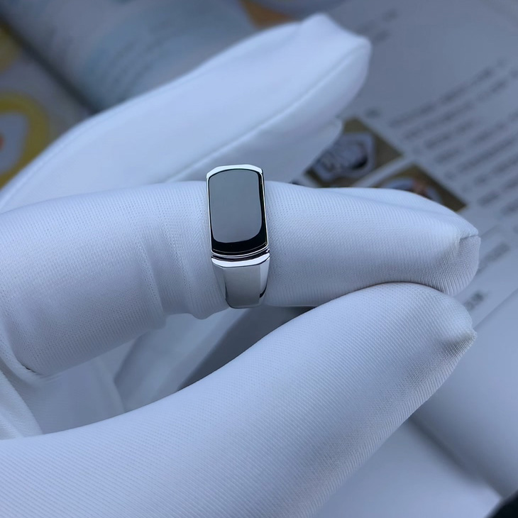 订做！18k金墨翠翡翠马鞍戒指 男士 女士戒指 高端简约大气奢华