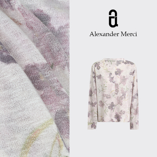 D25T50605 小众晕染优雅设计感针织防晒开衫 晕染艺术