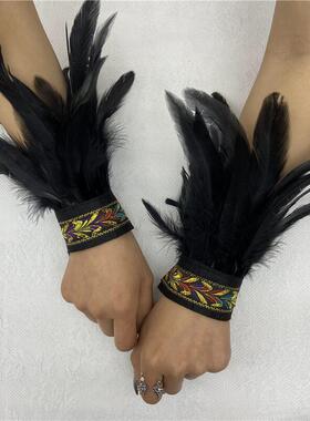 跨境热卖民族风袖口哥特式风格手镯角色扮演配饰首饰手环服饰配件