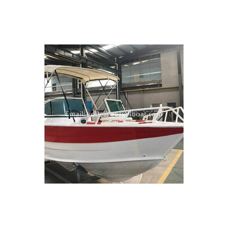 简单活泼颜色多种可办证的铝合金钓鱼艇出海海钓特色钓鱼船