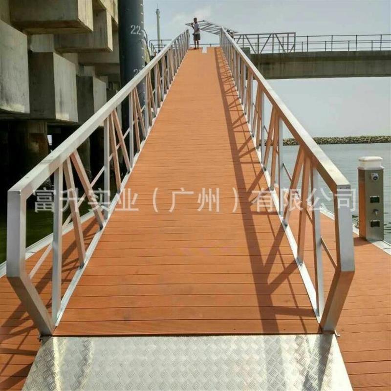 6061-T6铝合金引桥浮桥游艇观光艇水上游船码头用平台
