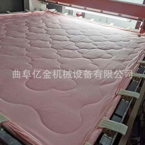 多种花型蚕丝丝绵套被机械智能滚筒电脑绗缝机针电脑直线缝被机