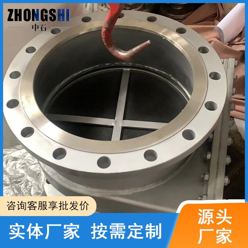 化工厂管道输送易燃气体防爆阻火器 DN400PN16不锈钢材质阻火器