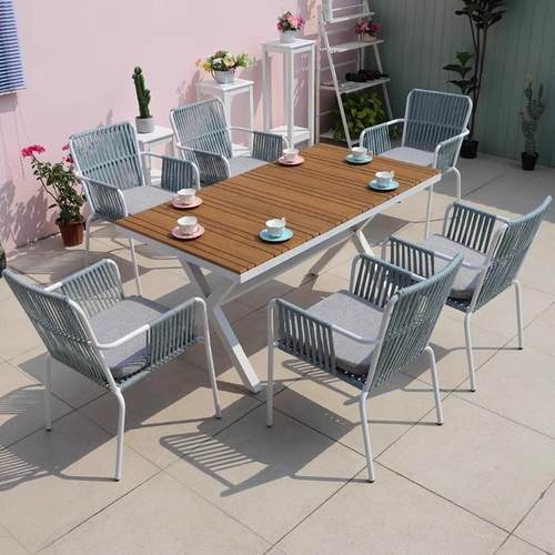 户外庭院桌椅别墅酒店民宿景区旅游区度假村休闲餐椅防水防晒家具