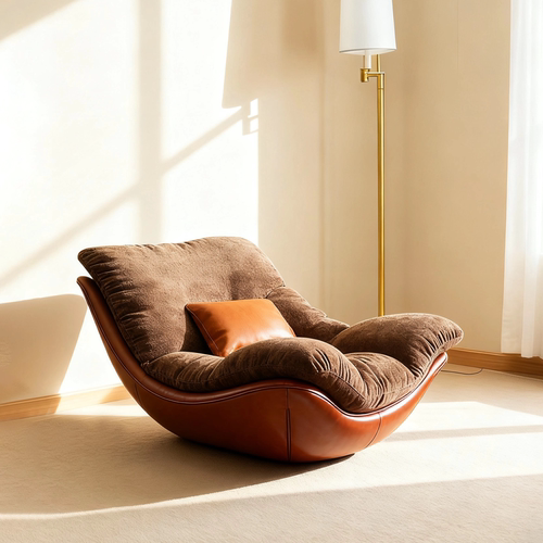 意式旋转单人懒人沙发椅