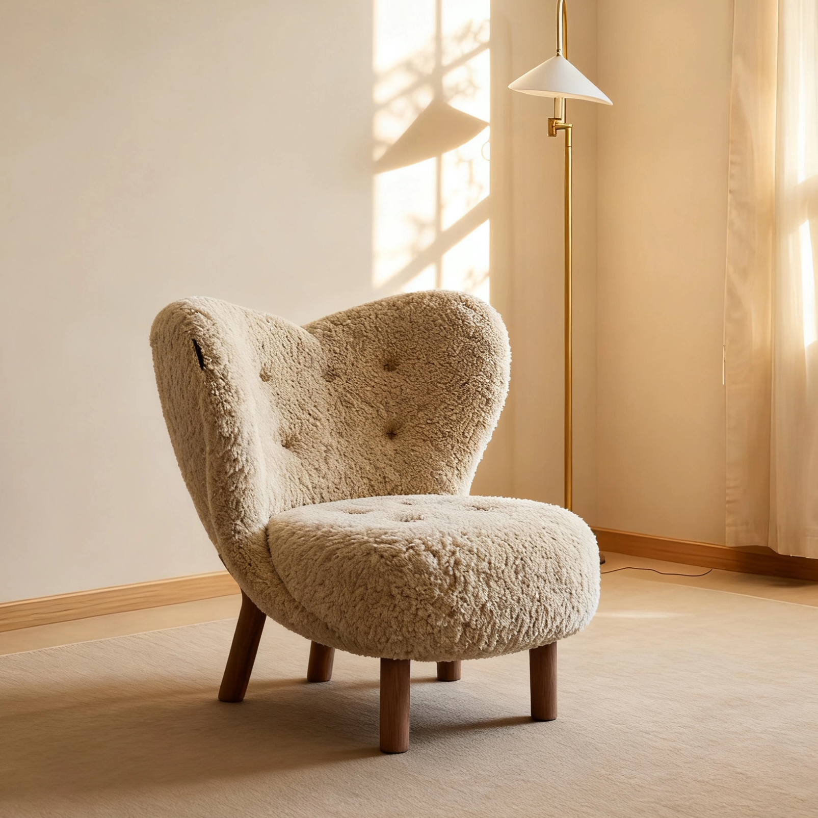 中古单人沙发椅设计师复古休闲