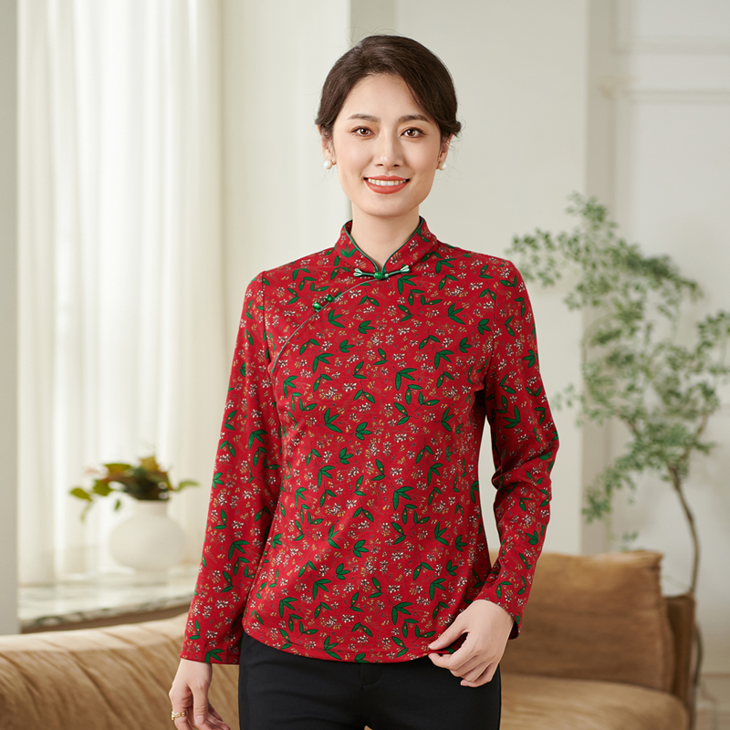 香沐兰修身百搭T恤妈妈装