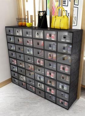 Transparent plic shoe box dustproof Shoes cabine drawer
