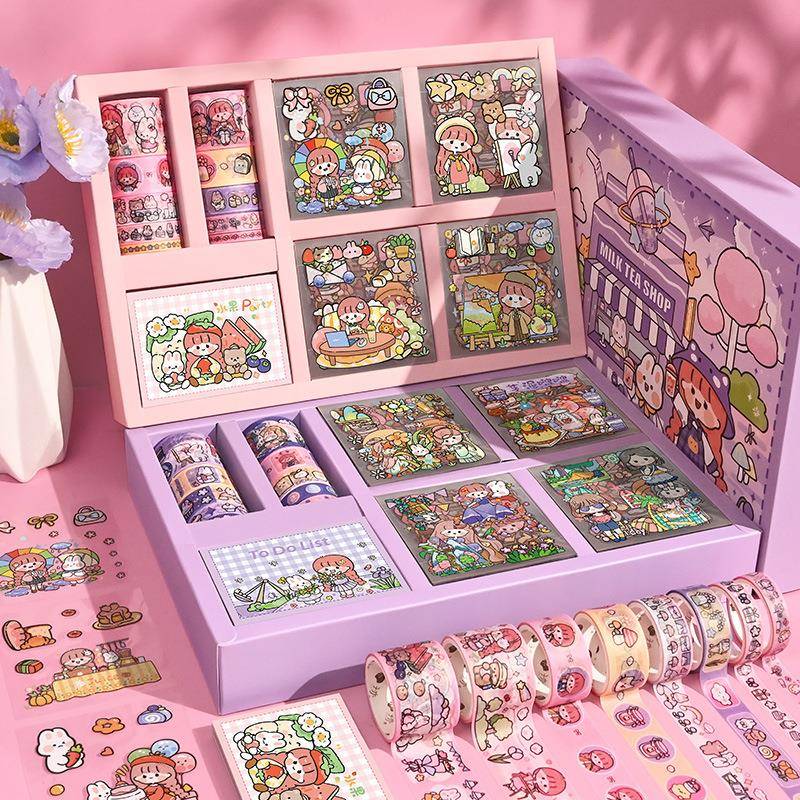 waterproof asthetic stickers sticker set 日韩贴纸樱花