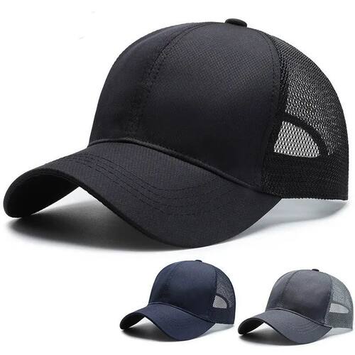 Outdoor Sports Baseball Cap Men Summer Breathable Mesh Visor