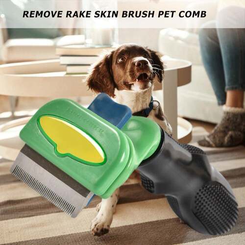 Pet Dog Cat Hair Removal Brush Trimmer Comb Shedding Rake