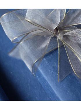 wrapping paper men 礼物包装纸纯色男生 gift wrap 包装纸深蓝色