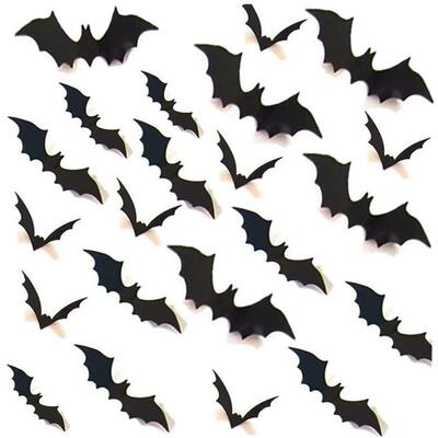 Halloween Black Bat 3d Halloween 12 56 60 Bats Wall decorati