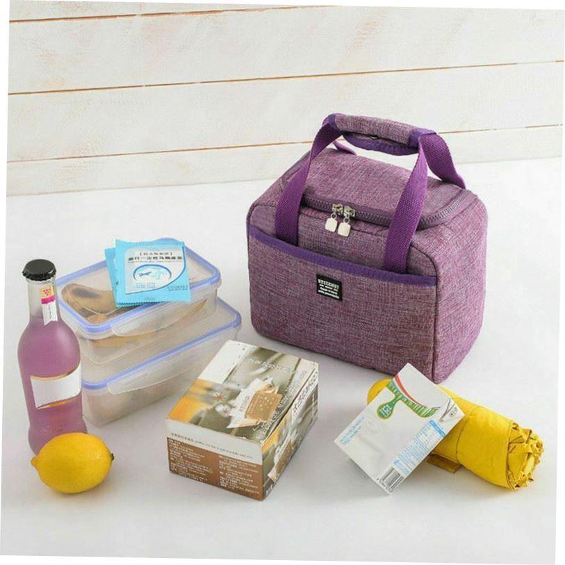 Portable Lunch Bag New Thermal Insulated Lunch Box Tote 9PKF