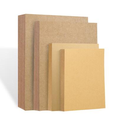 A3 A4 Kraft Brown Paper Craft Thick Cardboard DIY Making120g