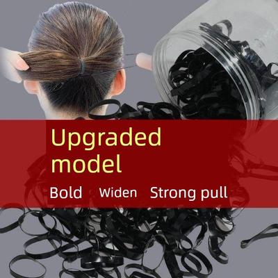 OnOBBe-time rubber band black high elastic hair bands hair r