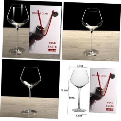 Burgundy Crystal red wine glass set elegant wine glasses set
