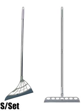 2PCS/Set Silicone Broom Wiper Squeegee Window Washing Multif