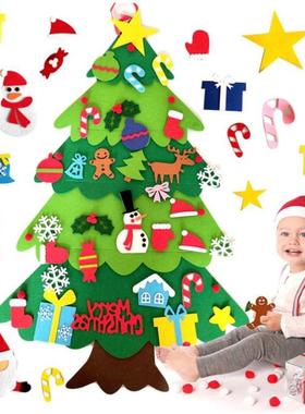 DIY Felt Christmas Tree Christmas Decoration for Home Navida