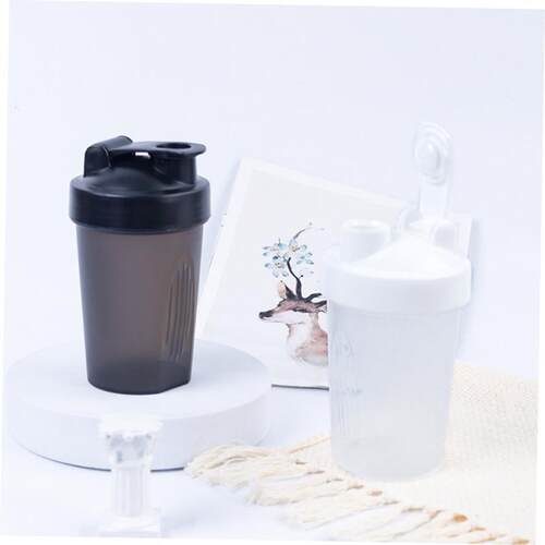 Smart Shake Gym Protein Shaker Mixer Cup  Wit