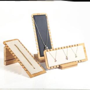 Bamboo Jewelry Display Stand Necklace Display Stand Wooden M