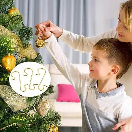 30/300pcs S-Shaped Metal Hooks Holder Christmas Tree Ball Pe