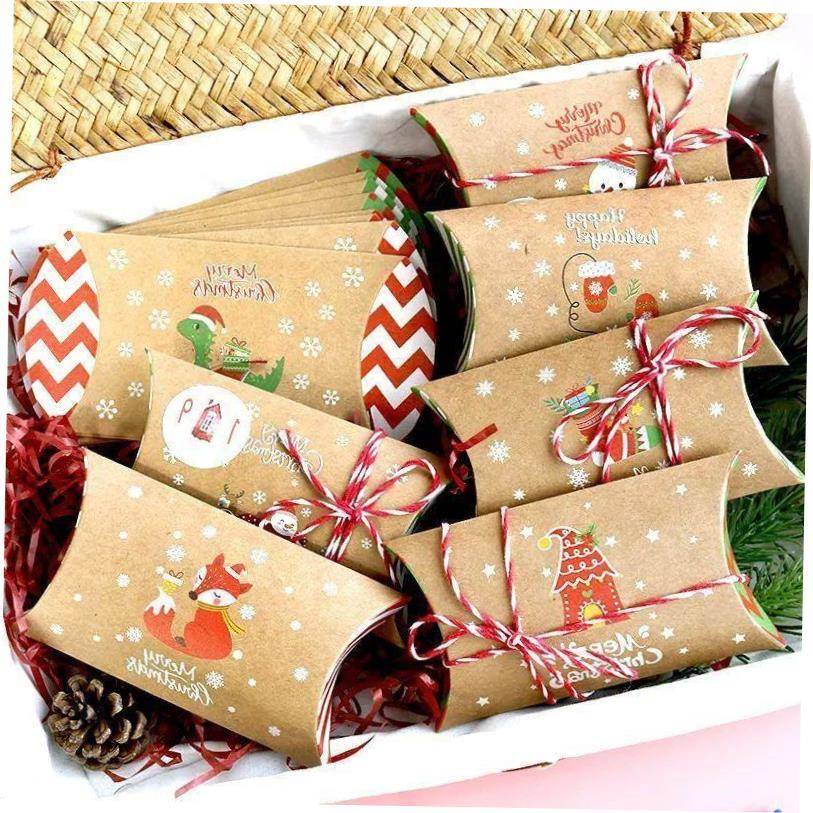 24pcs Christmas Gift Boxes with 1-24 Count Down Stickers Xma