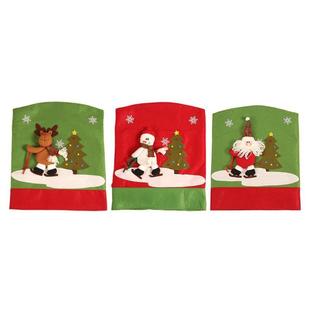 Christmas Chair Covers Mr and无品牌/ Mrs Santa Claus Chair B