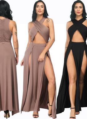 women sexy evening dress woman long dress 妇女女人的礼服裙