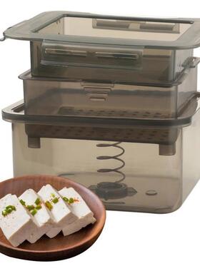 Tofu Press Tofu Drainer 3-Layer Tofu Press Making Mold Built